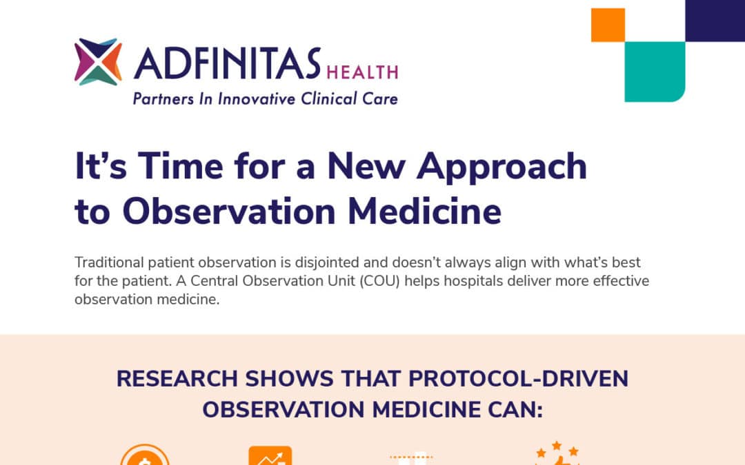 It’s Time for a New Approach  to Observation Medicine