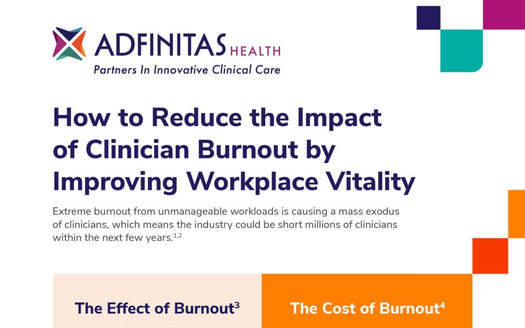 How to Reduce the Impact of Clinician Burnout by Improving Workplace Vitality
